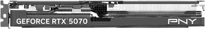 PNY NVIDIA GeForce RTX™ 5070 Slim Dual-Fan, Dual-Slot OC Graphics Card (12GB GDDR7, SFF-Ready, 192-bit, Boost Speed: 2587 MHz, PCIe® 5.0, HDMI®/DP 2.1, NVIDIA Blackwell Architecture, DLSS 4.5)