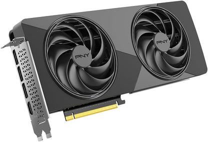 PNY NVIDIA GeForce RTX™ 5070 Slim Dual-Fan, Dual-Slot OC Graphics Card (12GB GDDR7, SFF-Ready, 192-bit, Boost Speed: 2587 MHz, PCIe® 5.0, HDMI®/DP 2.1, NVIDIA Blackwell Architecture, DLSS 4.5)