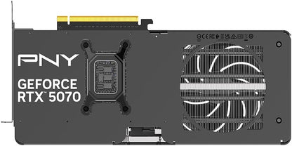 PNY NVIDIA GeForce RTX™ 5070 Slim Dual-Fan, Dual-Slot OC Graphics Card (12GB GDDR7, SFF-Ready, 192-bit, Boost Speed: 2587 MHz, PCIe® 5.0, HDMI®/DP 2.1, NVIDIA Blackwell Architecture, DLSS 4.5)