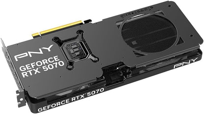 PNY NVIDIA GeForce RTX™ 5070 Slim Dual-Fan, Dual-Slot OC Graphics Card (12GB GDDR7, SFF-Ready, 192-bit, Boost Speed: 2587 MHz, PCIe® 5.0, HDMI®/DP 2.1, NVIDIA Blackwell Architecture, DLSS 4.5)