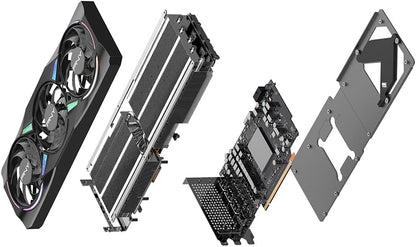 PNY NVIDIA GeForce RTX™ 5070 Ti Epic-X™ ARGB Triple Fan, Graphics Card (16GB GDDR7, 256-bit, Boost Speed: 2452 MHz, PCIe® 5.0, HDMI®/DP 2.1, 2.98-Slot, NVIDIA Blackwell Architecture, DLSS 4)