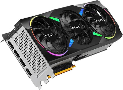 PNY NVIDIA GeForce RTX™ 5070 Ti Epic-X™ ARGB Triple Fan, Graphics Card (16GB GDDR7, 256-bit, Boost Speed: 2452 MHz, PCIe® 5.0, HDMI®/DP 2.1, 2.98-Slot, NVIDIA Blackwell Architecture, DLSS 4)