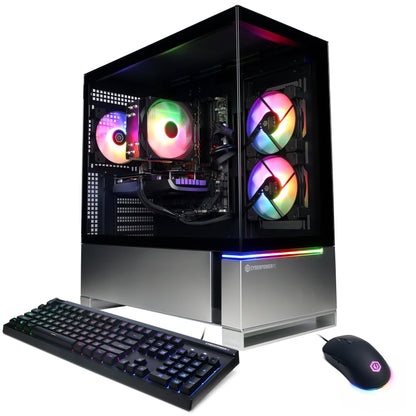 CyberPowerPC Gamer Master Gaming PC, AMD Ryzen 7 8700F 4.1GHz, GeForce RTX 5060 Ti 8GB, 16GB DDR5, 1TB PCIe 4.0 SSD, WiFi Ready & Windows 11 Home (GMA2900A3)