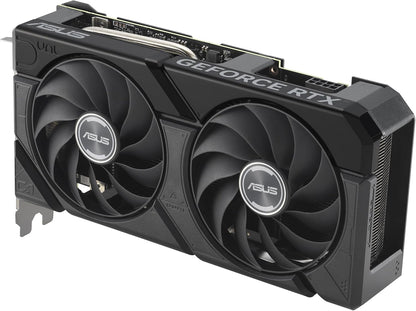 ASUS Dual GeForce RTX 4060 EVO OC Edition 8GB GDDR6 (PCIe 4.0, 8GB GDDR6, DLSS 3, HDMI 2.1a, DisplayPort 1.4a, Axial-Tech Fan Design, 0dB Technology, Dual BIOS, Auto-Extreme Technology)