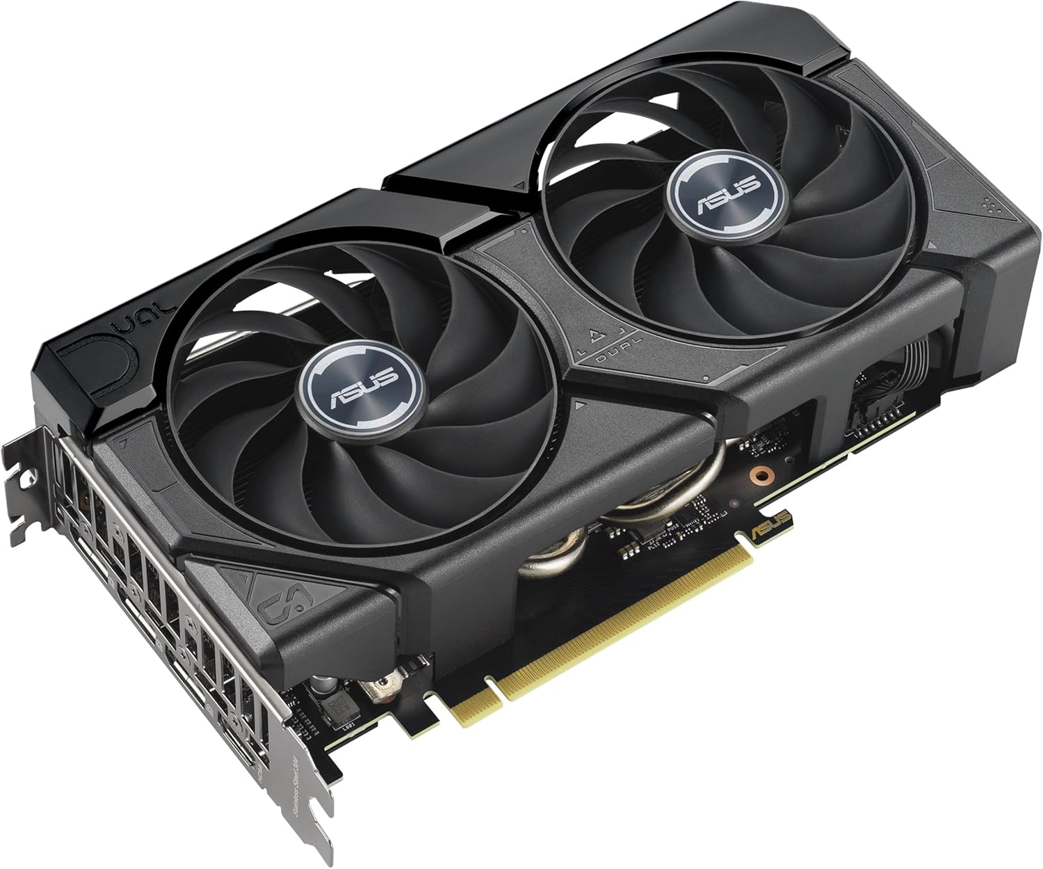 ASUS Dual GeForce RTX 4060 EVO OC Edition 8GB GDDR6 (PCIe 4.0, 8GB GDDR6, DLSS 3, HDMI 2.1a, DisplayPort 1.4a, Axial-Tech Fan Design, 0dB Technology, Dual BIOS, Auto-Extreme Technology)