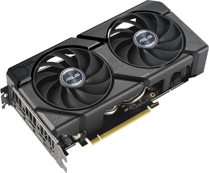 ASUS Dual GeForce RTX 4060 EVO OC Edition 8GB GDDR6 (PCIe 4.0, 8GB GDDR6, DLSS 3, HDMI 2.1a, DisplayPort 1.4a, Axial-Tech Fan Design, 0dB Technology, Dual BIOS, Auto-Extreme Technology)