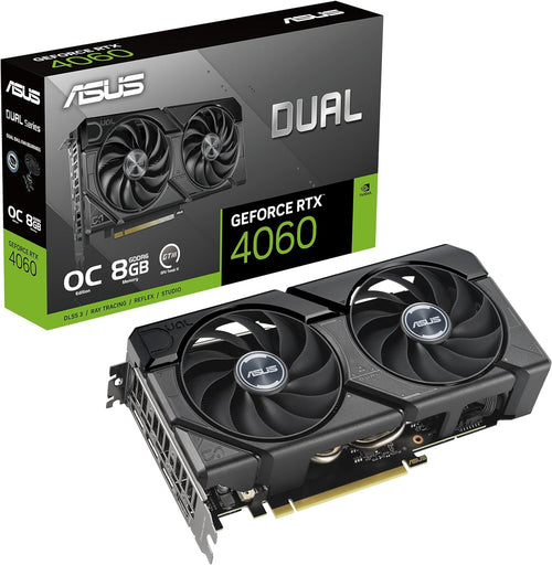 ASUS Dual GeForce RTX 4060 EVO OC 8GB GDDR6 Graphics Card - Novaaride