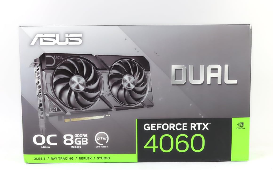 ASUS Dual GeForce RTX 4060 V2 OC Edition (Renewed) - Novaaride