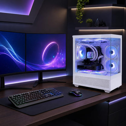 Evounic Prebuilt Gaming Desktop PC - RTX 4060, i7 Xeon 12 - Core, 64GB RAM, Windows 11 Pro - Novaaride
