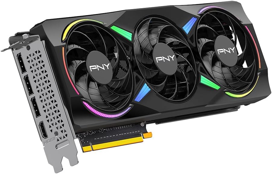 PNY GeForce RTX 5070 Epic - X ARGB Triple Fan 12GB GDDR7 Graphics Card - Novaaride