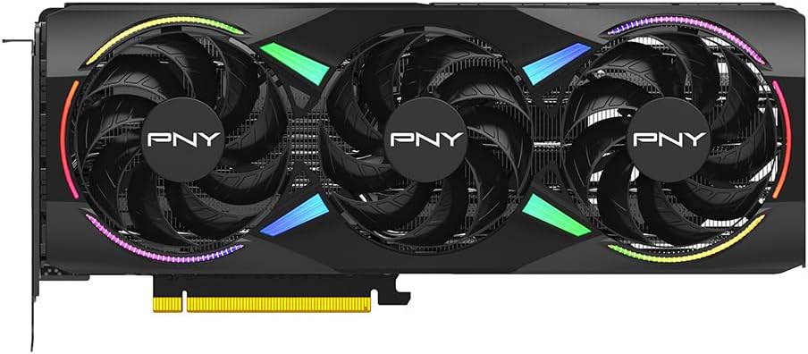 PNY GeForce RTX 5070 Epic - X ARGB Triple Fan 12GB GDDR7 Graphics Card - Novaaride