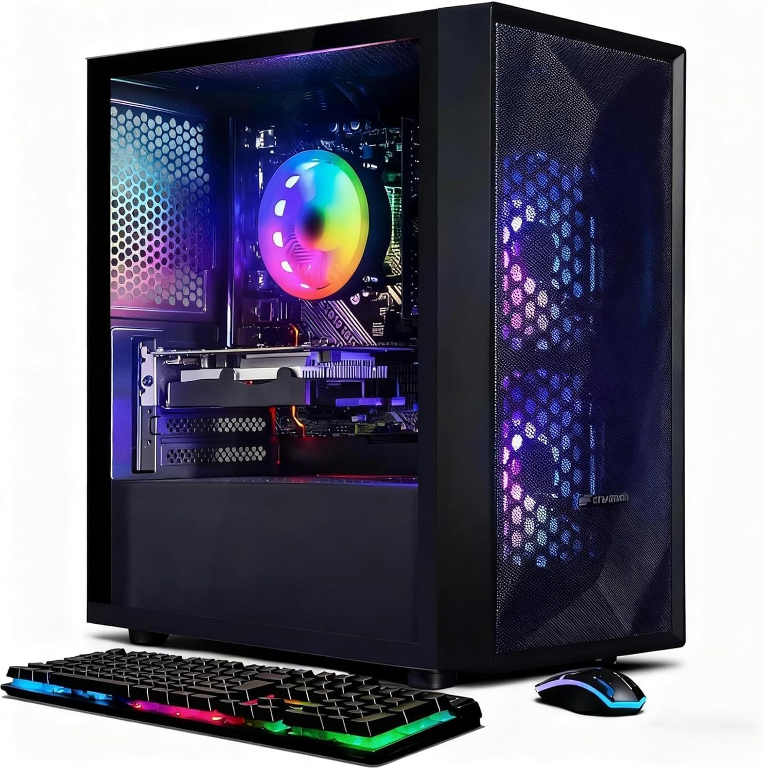 STGAubron Prebuilt Gaming Desktop AMD Ryzen 5 Multi - GPU 16GB RAM 512GB SSD - Novaaride